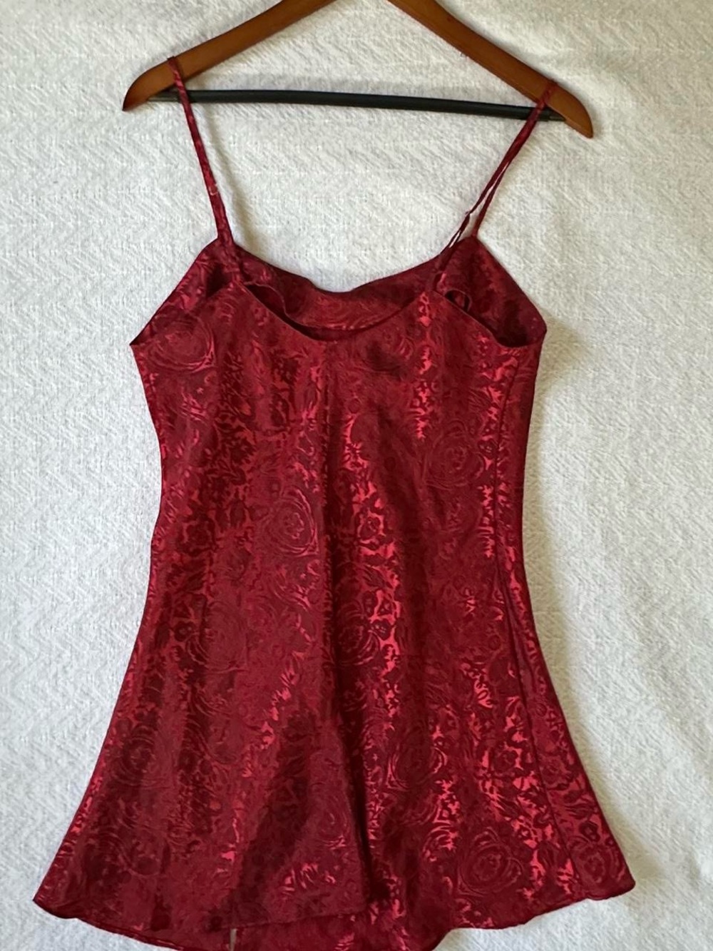Victoria's Secret Red Jacquard Slip